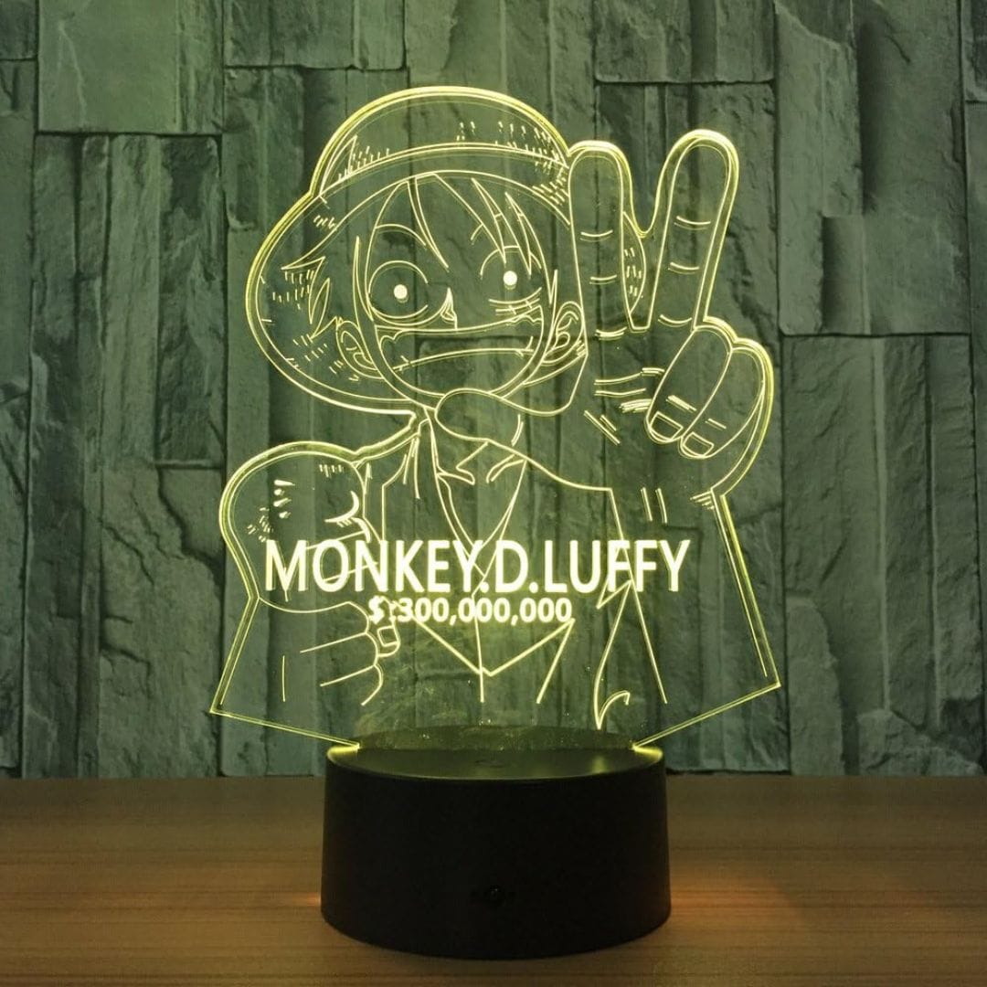 Zachte Monkey D Luffy Nachtlamp Nachtlampen