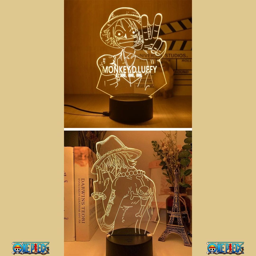 Zachte Monkey D Luffy Nachtlamp Nachtlampen