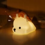 Zachte Siliconen Baby Hert LED Lamp Nachtlampen