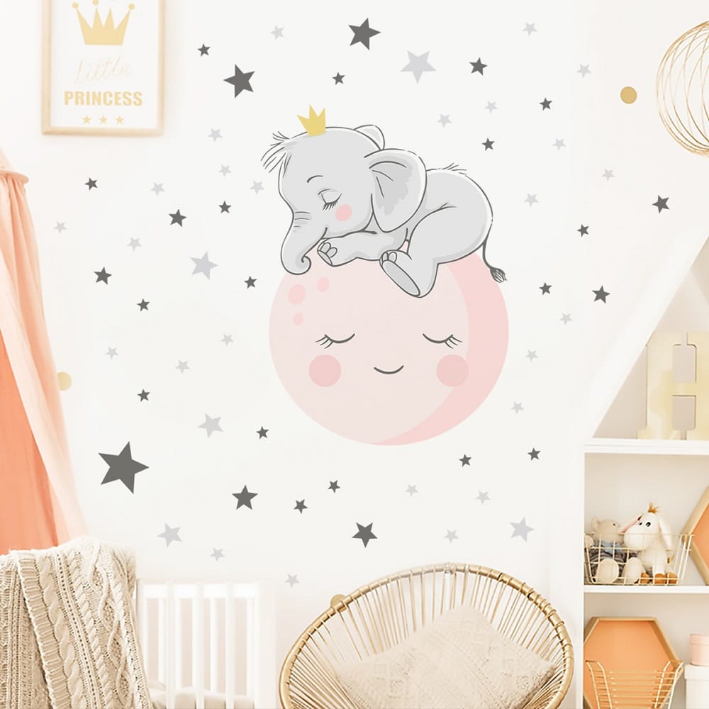 Zelfklevend Olifant Nachtlampje Nachtlampen