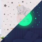 Zelfklevend Olifant Nachtlampje Nachtlampen