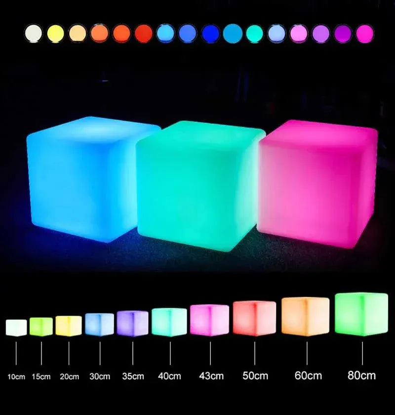 ZenCube Kubus Nachtlampje RGB Wit Nachtlampen