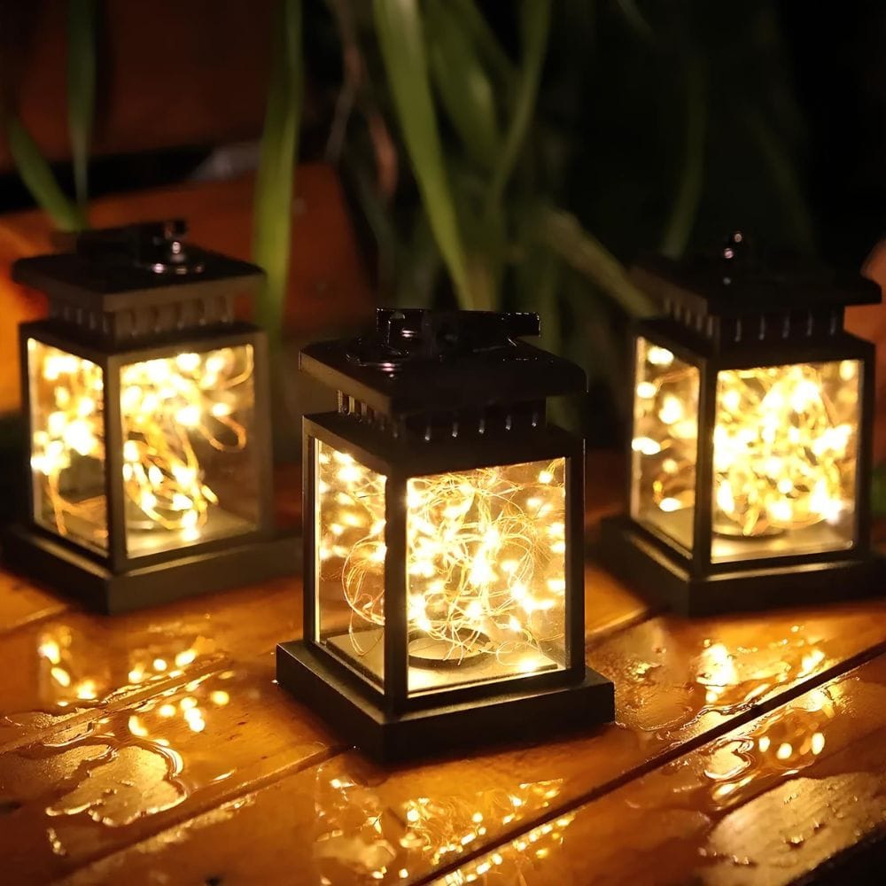 Zonne-energie Draagbare Lantaarn Nachtlampen