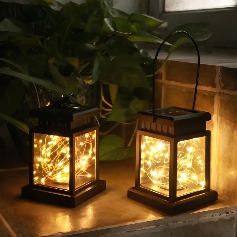 Zonne-energie Draagbare Lantaarn Nachtlampen
