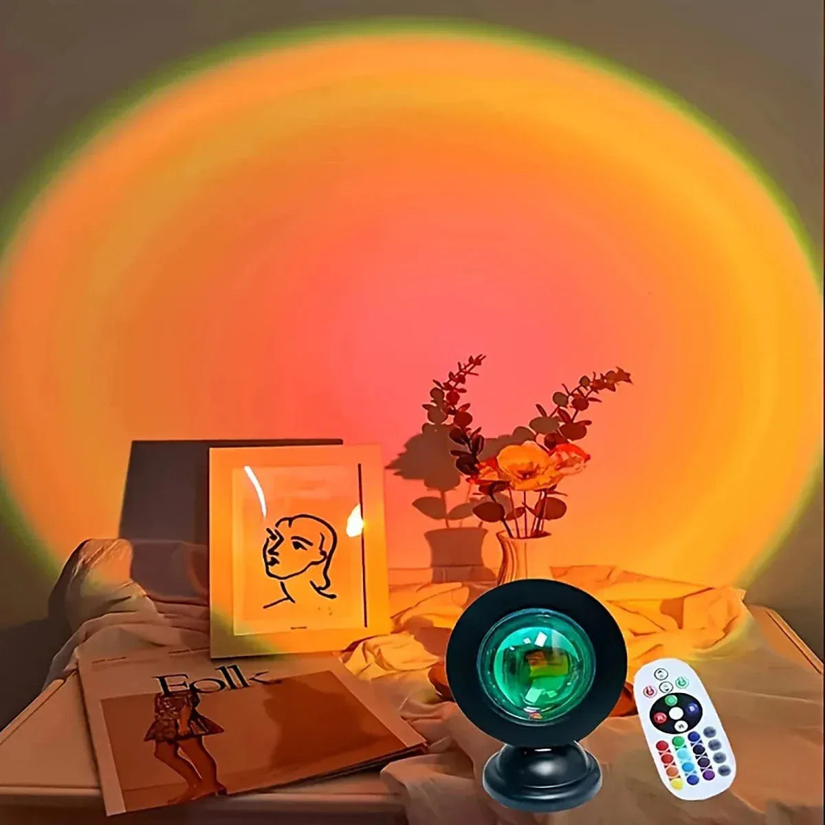 Zonsondergang LED Projector Nachtlampen