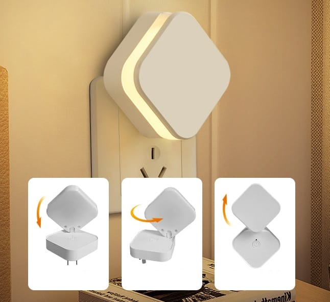 Zuinig Wandnachtlampje Met Afstandsbediening 7x6x11 cm Voor Oogrust Nachtlampen